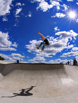 Austin skateboarding at riley skate park in farmington michigan Photography