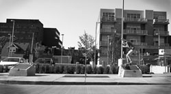 Dave Suckstorff Nose Manual in Ann Arbor Michigan Skateboarding Photography