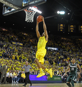 University of Michigan vs. Michigan State Basketball Game 2013