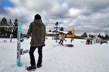 Rome premature jibulation at mt. holly snowboarding